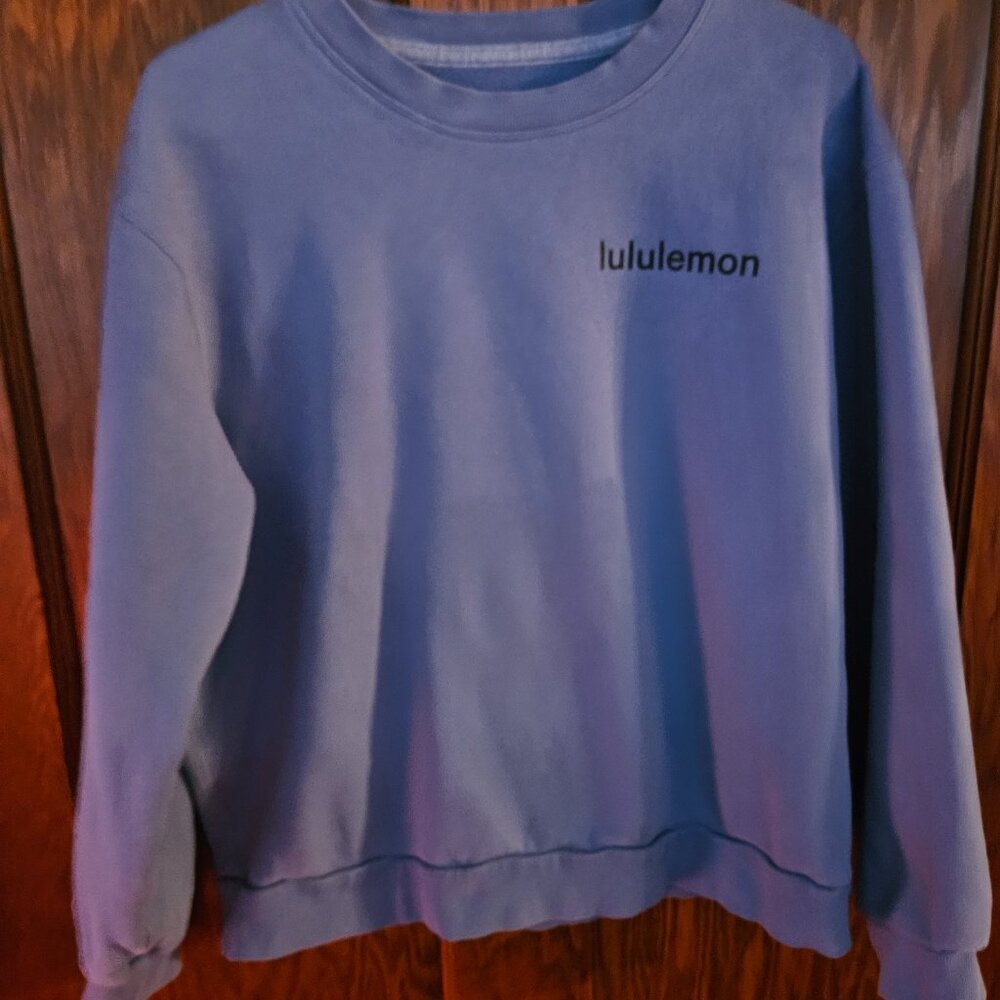 Lululemon Graphic Crew Sweat shirt Sz M